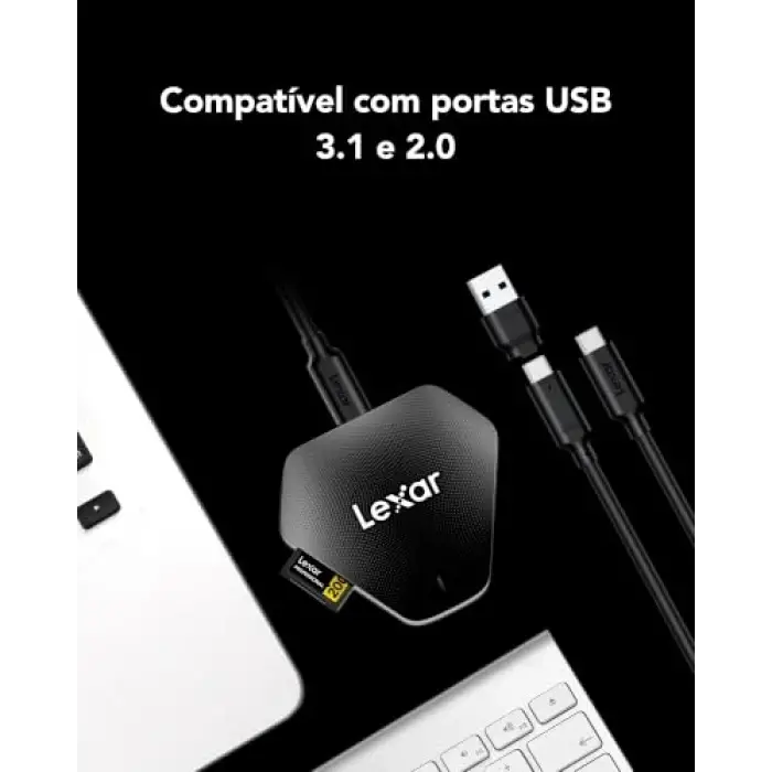 Multi-Card 3-in-1 USB 3.1 Type-C Reader