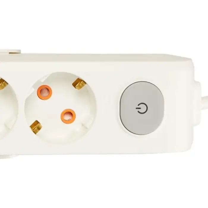 Multi-Let 3lü Anahtar-Topraklı Kablolu Ç.K 2m Priz