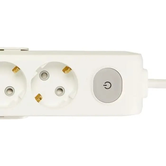 Multi-Let 4lü Anahtar-Topraklı Kablolu Ç.K 2m Priz