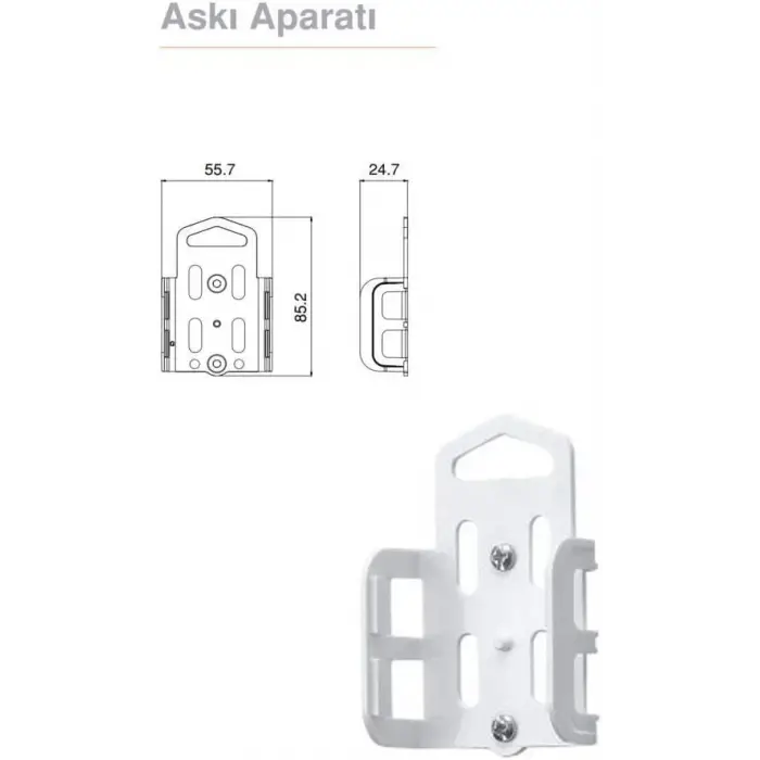 Multi-Let Topraklı Kablolu Ç.K 3mt Siyah Priz, 6lı