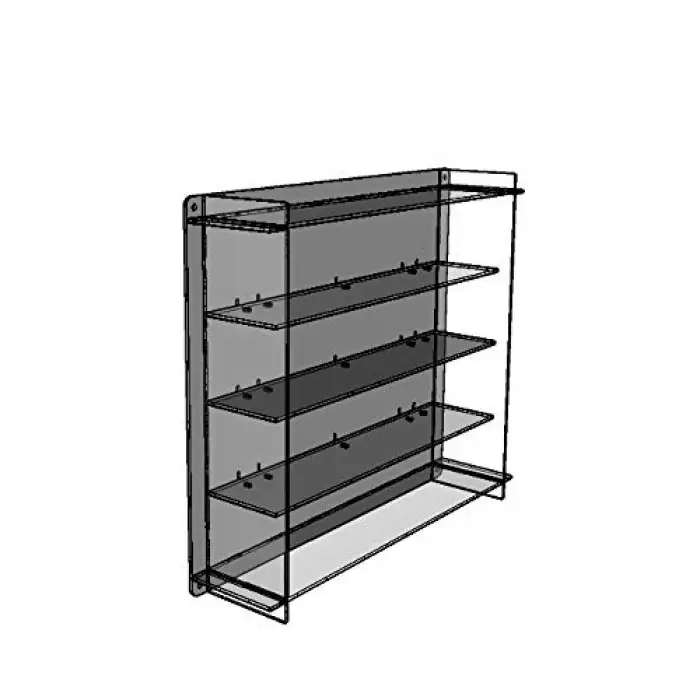 Multicase 4x2: 8 adet 1/24 ölçek model araba için