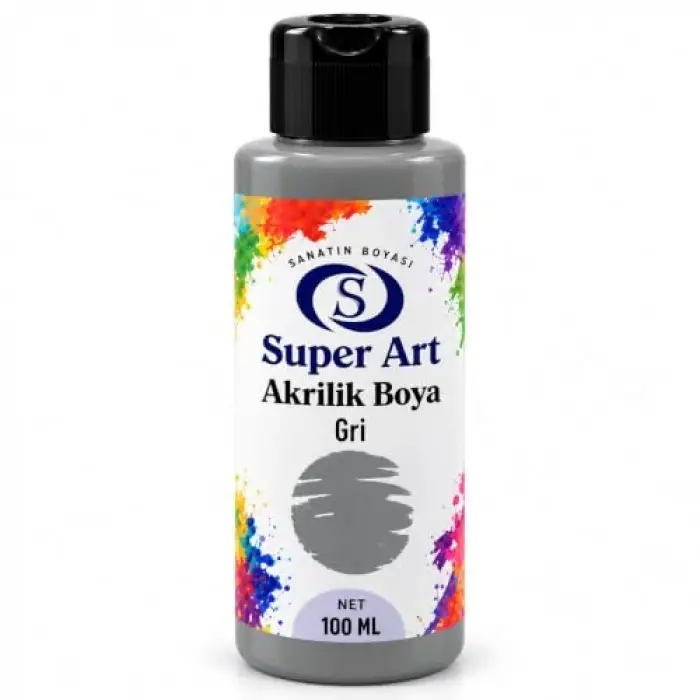 Multisurface Akrilik Boya 100 ml (Gri)