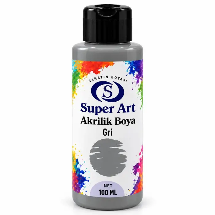 Multisurface Akrilik Boya 100 ml (Gri)