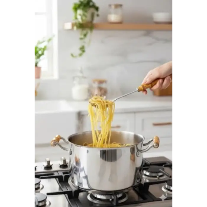 Mundo, Bambu Saplı Spagetti Kaşığı 29 * 7,5 cm