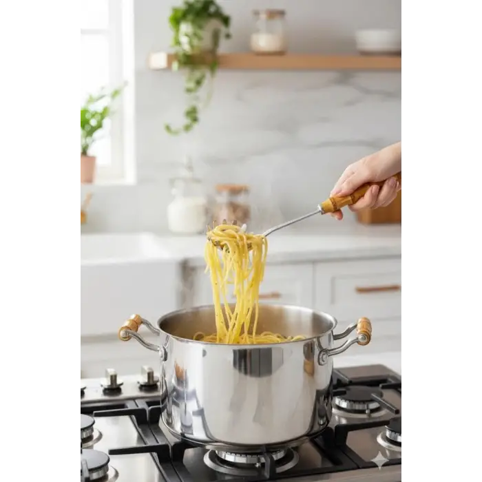 Mundo, Bambu Saplı Spagetti Kaşığı 29 * 7,5 cm