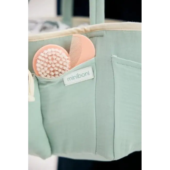 Müslin Anne Organizer Çanta Mint Yeşili