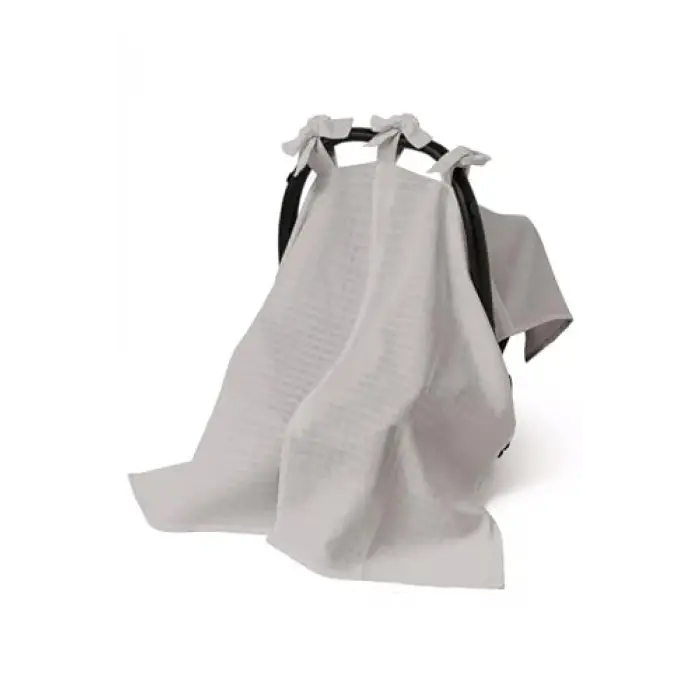 Müslin Puset Örtüsü - Cotton Grey