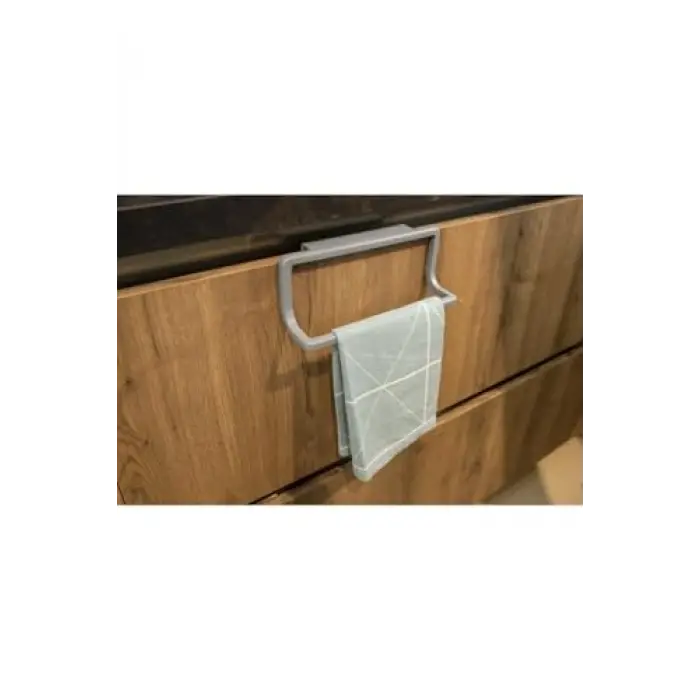 Mutfak Banyo Havlu Askısı-Gri M-B30-07