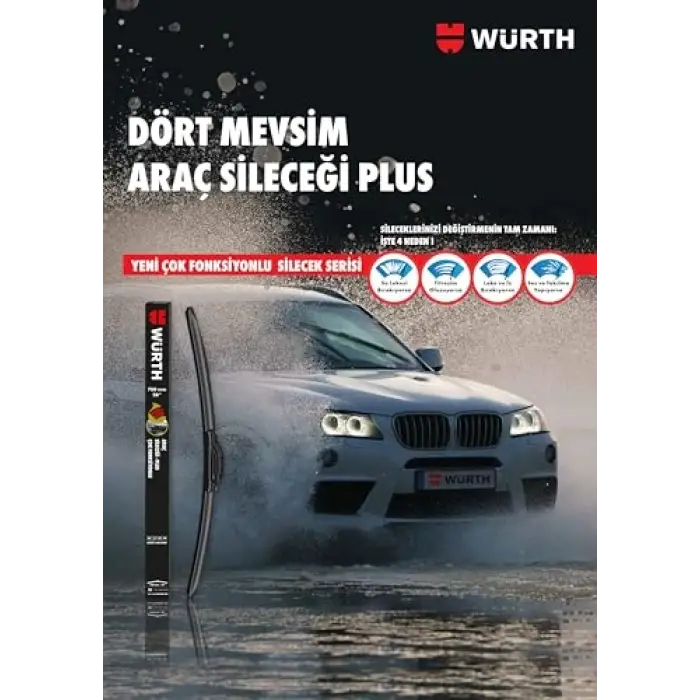 Muz Silecek Takımı BMW 5 E60 2004-2009 ile uyumlu