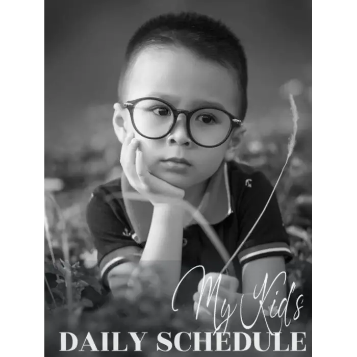 My Kids Daily Schedule: Plan/Create/Organize Your Child’s Daily Tasks/Activities Effectively with Ease with this Well Designed Kid’s Daily ... (20.96X27.94 cm). Bold Vibrant Cover Design