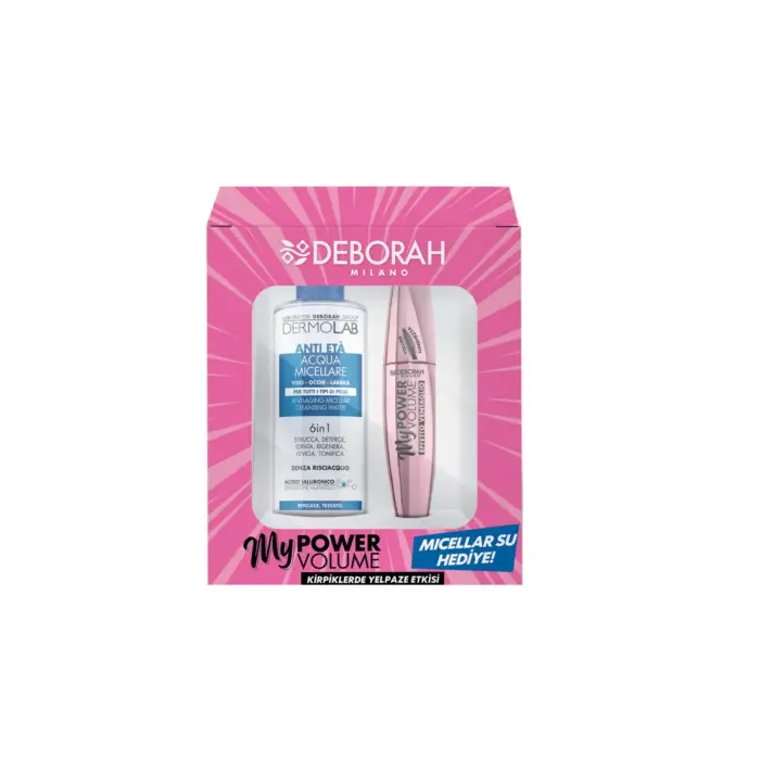My Power Volume Maskara Ve Micellar Temizleme Suyu Seti 7009