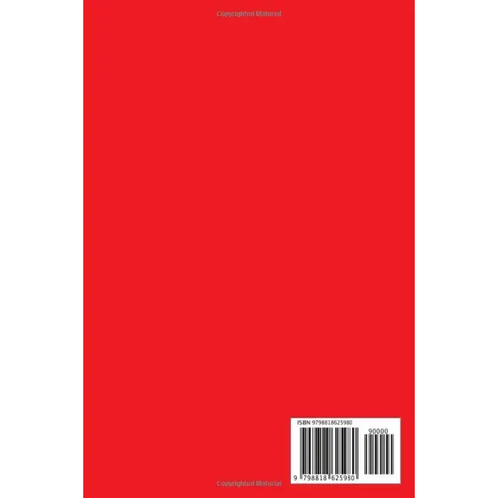 My Red Shopping List, 6x9, 100 Pages