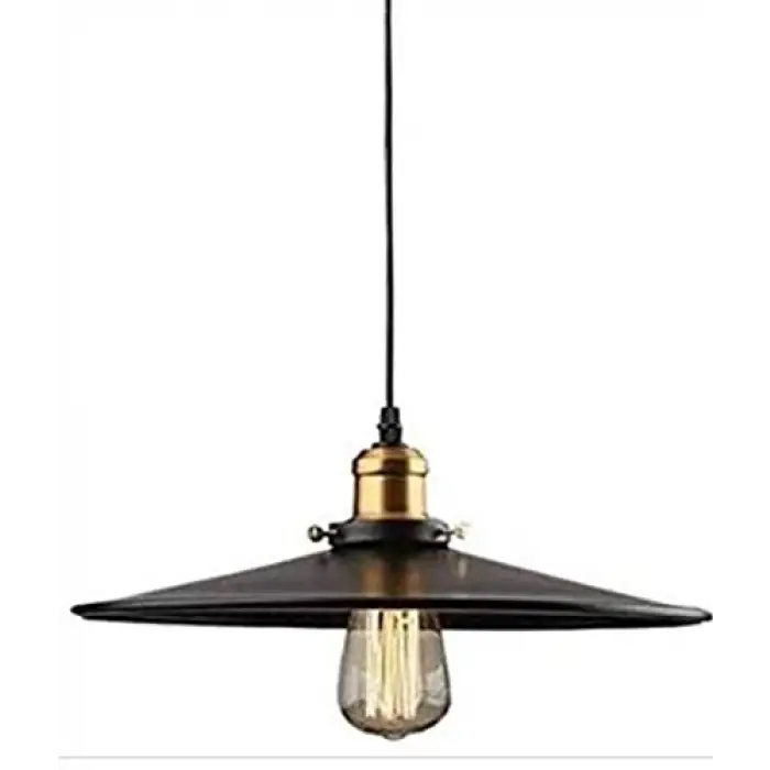 Mylights Retro Rustik Avize Siyah 40 Cm