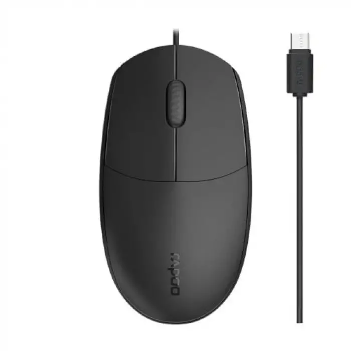 N100C WIRED OPTICAL MOUSE BLACK