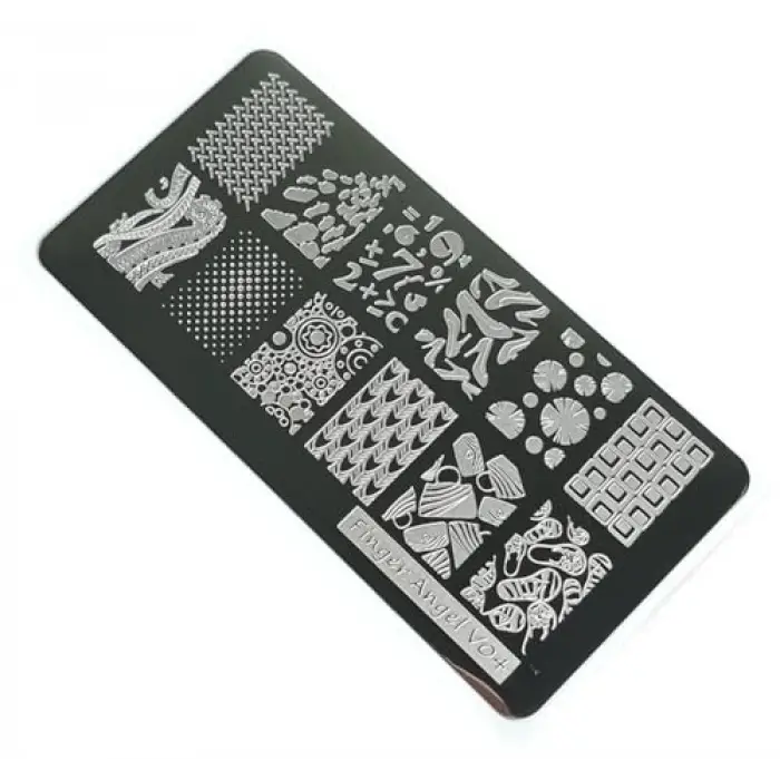 Nail Art Stamping Baskı Plakası VV04