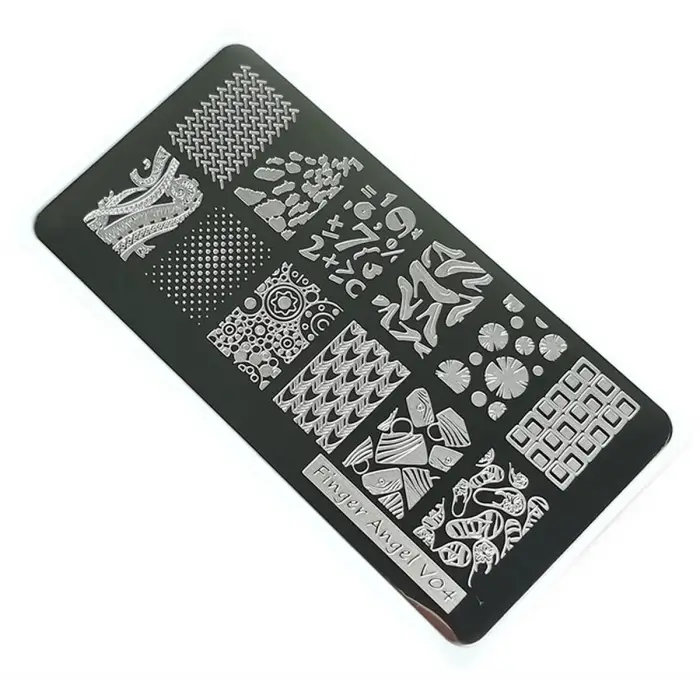 Nail Art Stamping Baskı Plakası VV04