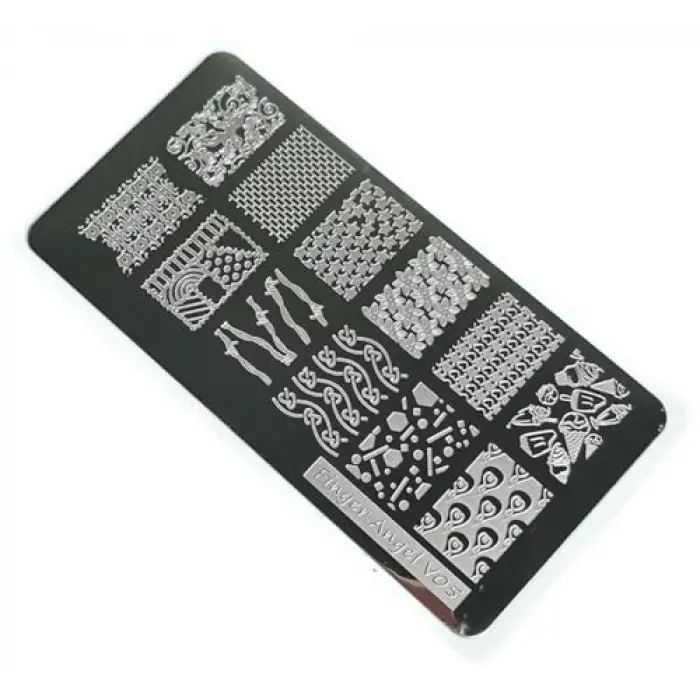 Nail Art Stamping Baskı Plakası VV05