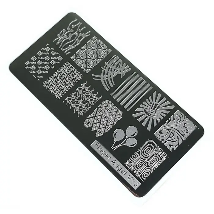 Nail Art Stamping Baskı Plakası VV13