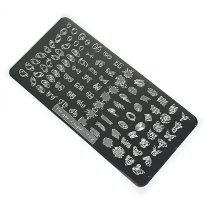 Nail Art Stamping Baskı Plakası VV32