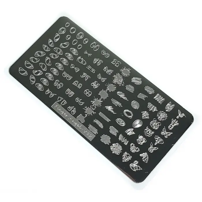 Nail Art Stamping Baskı Plakası VV32