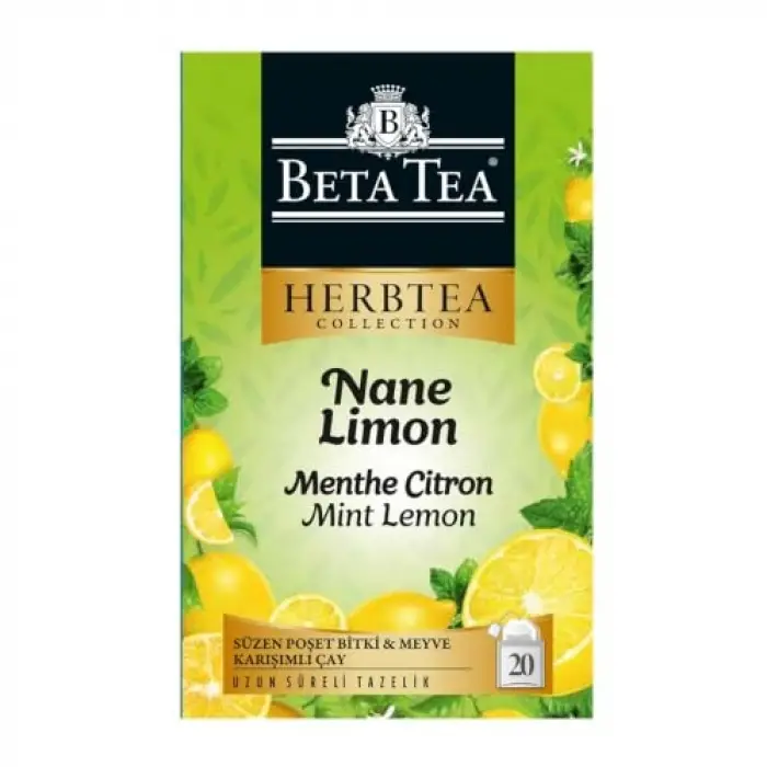Nane Limon Çayı 20 Adet - Beta Herbtea Collection
