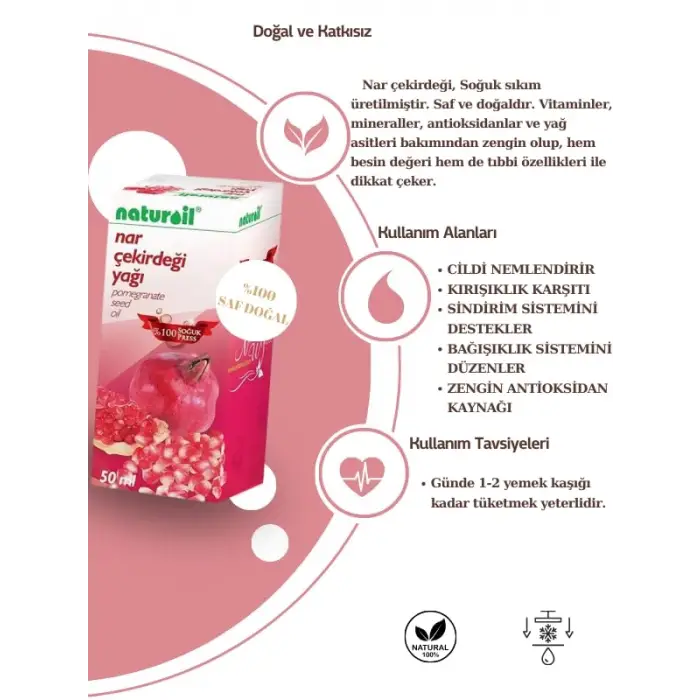 Nar Çekirdeği Yağı 50 ML