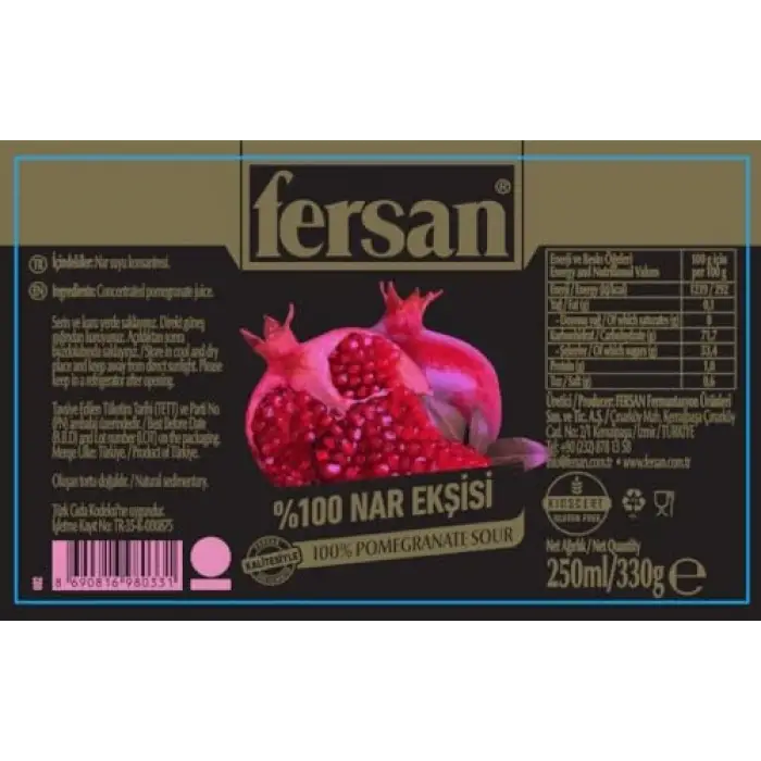 Nar Ekşisi 330 g (Vegan) | Nar Ekşisi %100