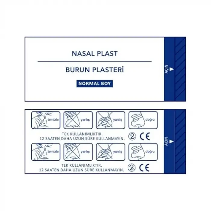 Nasal Plast Normal Boy, Nefes Açıcı Bant (10 Adet)