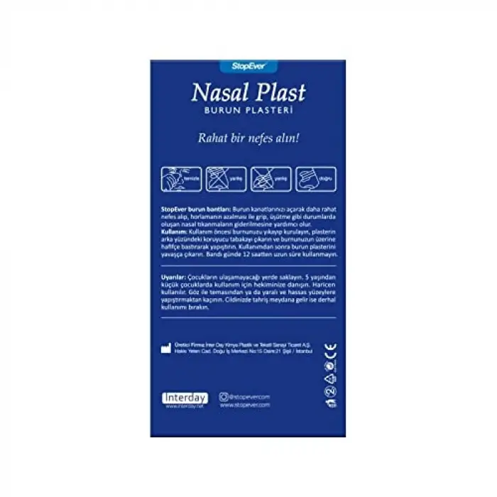 Nasal Plast Normal Boy, Nefes Açıcı Bant (10 Adet)