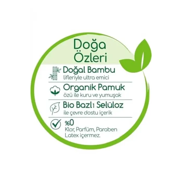 Natural Bebek Bezi, 4 Numara Maxi, 104 Adet