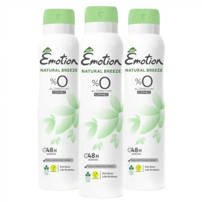 Natural Breeze Deodorant 3x150 ml