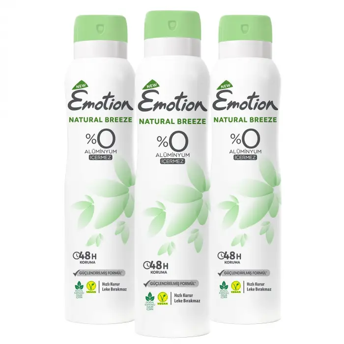 Natural Breeze Deodorant 3x150 ml