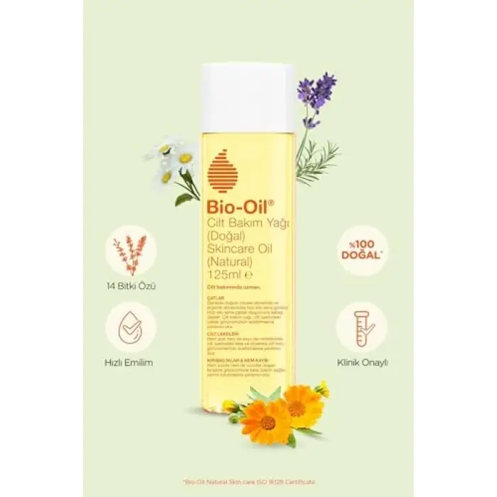 Natural Cilt Bakım Yağı, 125 ml