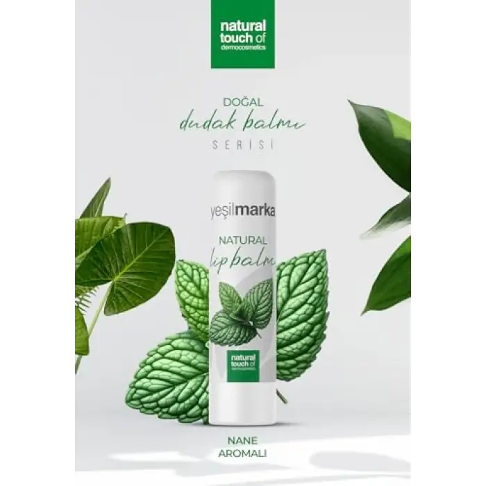Natural Lipbalm - Mint Dudak Balmı 2li set