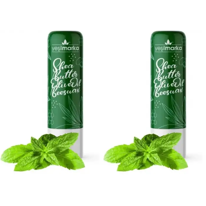 Natural Lipbalm - Mint Dudak Balmı 2li set