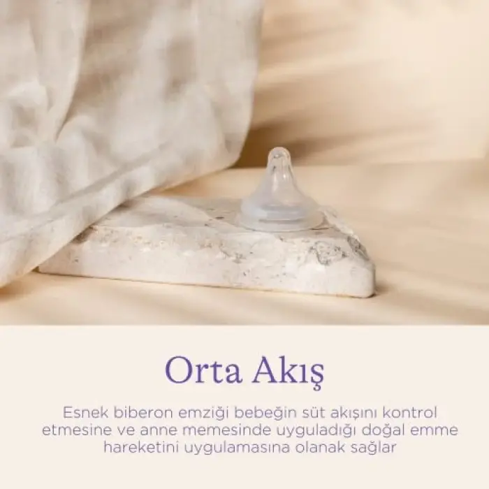 Natural Wave Biberon Emziği Orta Akışlı