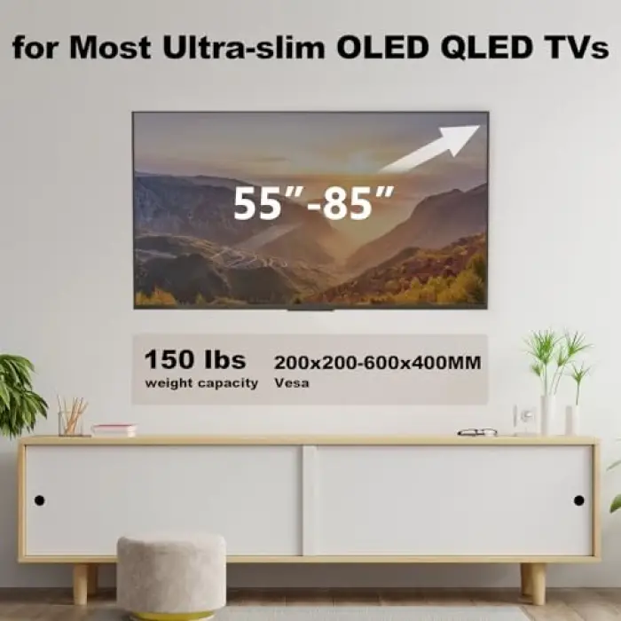 NB-P65 duvar askısı, 55 ila 85 televizyon için