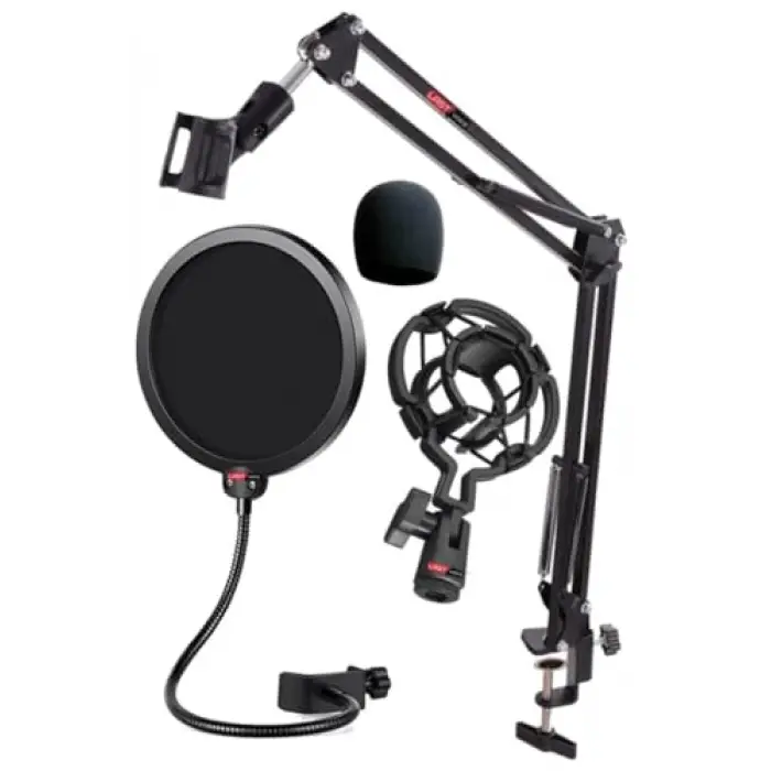 Nb39PSMX Mikrofon Standı, Shock Mount, Pop Filter ve Sünger Seti