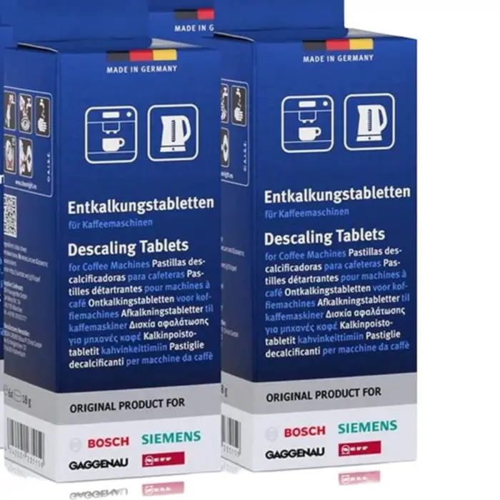 Neff kahve makinesi kireç çözücü tabletten (2 kutu 6 tabletler)