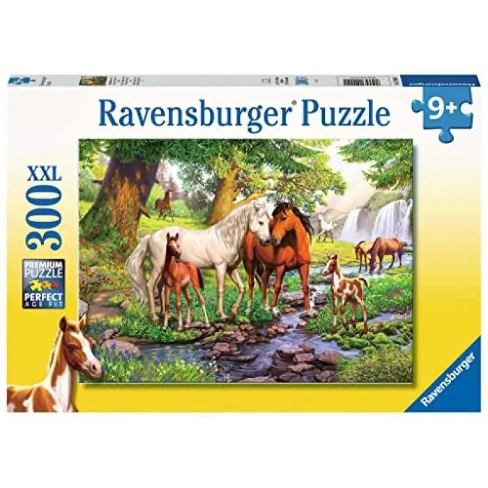 Nehirde Atlar 300 Parça Puzzle
