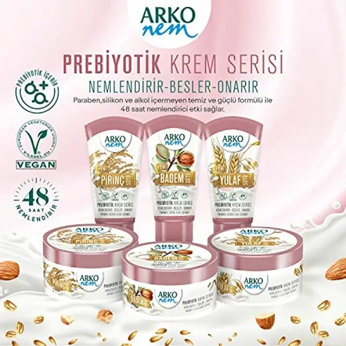 Nem Prebiyotik Krem Serisi Pirinç Sütü 250 ml