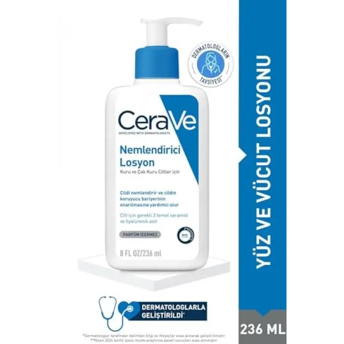Nemlendirici Losyon, 236 ml, Vücut Kremi