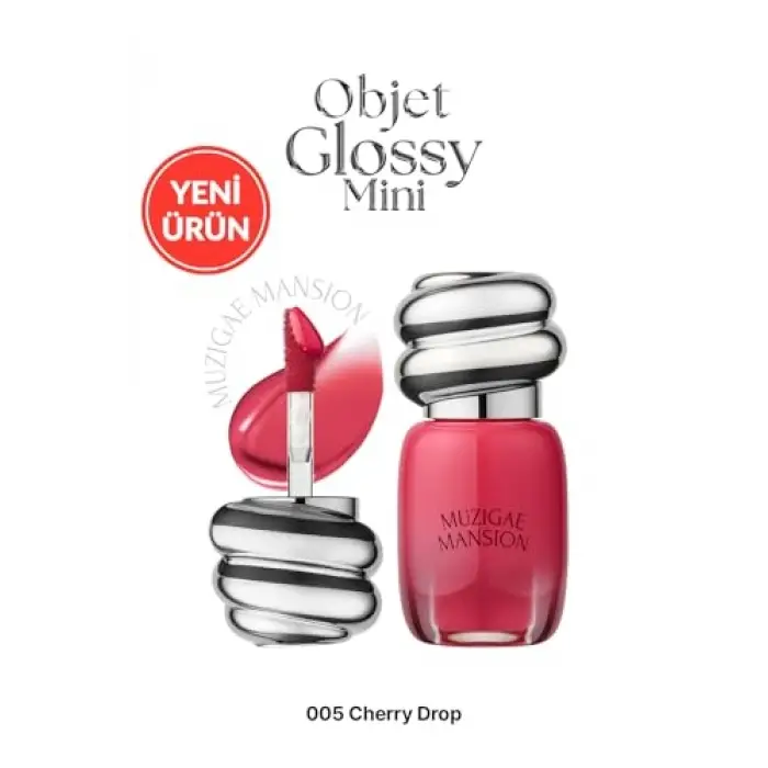 Nemlendirici, Parlak Bitişli Mini Tint Objet Glossy Mini (005 Cherry Drop)