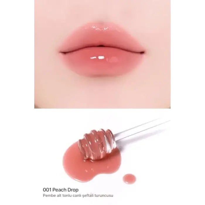 Nemlendirici, Parlak Bitişli Tint Objet Glossy (001 Peach Drop)