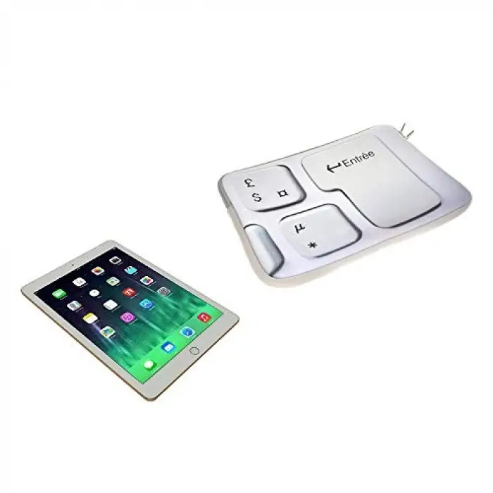 Neopren iPad Kılıfı Gri Klavye