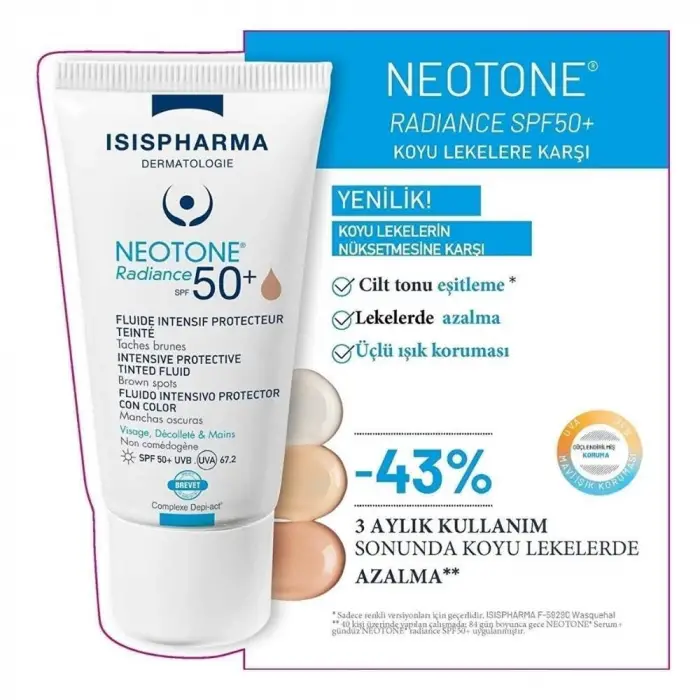 Neotone Radiance SPF50+ Medium Tinted 30 Ml