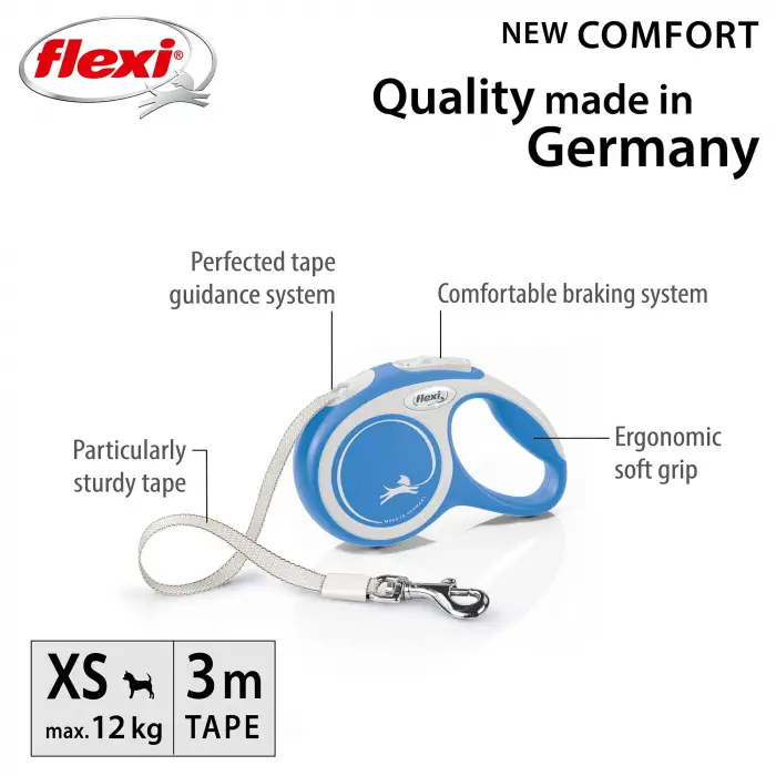 New Comfort XS Beden Mavi 3MT Şerit Tasma