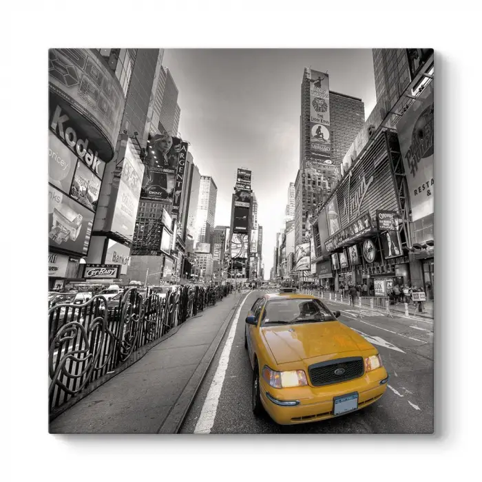 New York Taksi Tablosu 40 x 40