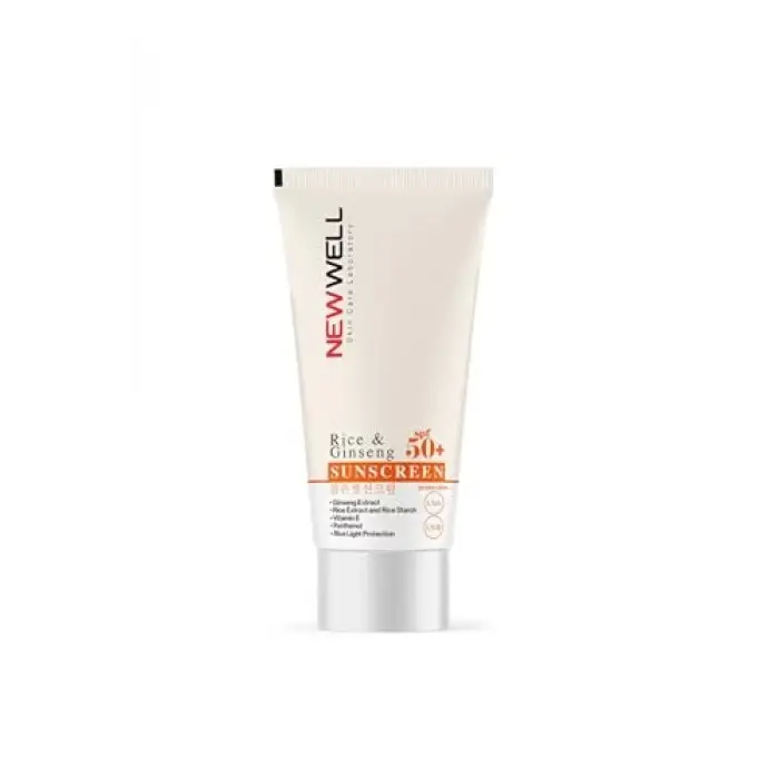 Newwel Rice &Ginseng Sunscreen 50SPF