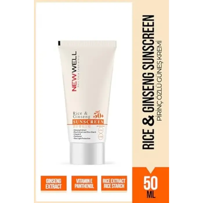 Newwel Rice &Ginseng Sunscreen 50SPF